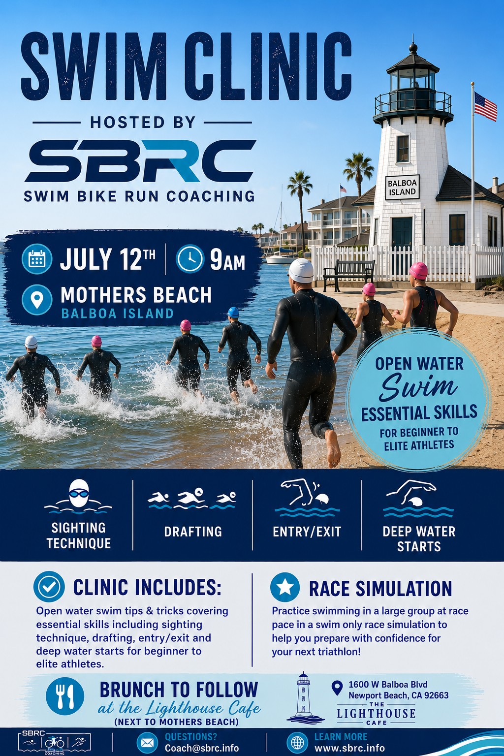 Swim Clinic flier